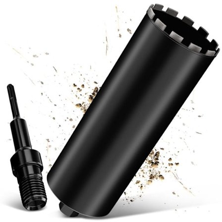 Pro Diamantboringskrone UNC 1¼" Ø 150mm, med SDS Plus, Diamantbor til Kernebor, L 460 mm, Tørt / Fugtigt Bor