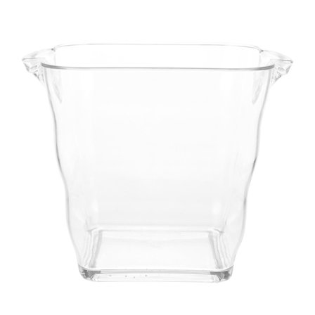 Genomskinlig behållare ölkylare hink cocktail is hink plast vinkylare vinkylare hink vin is hink