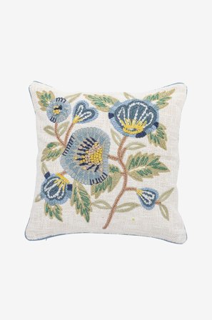 Bloomingville - Hanna Pute - Blå - Pynteputer & putetrekk - Fra Homeroom