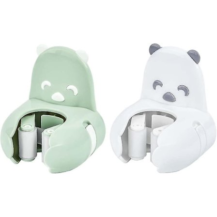 Mop- och Kvastfäste, Självhäftande, Ingen Borrning, Väggmontering, Mini Björndesign