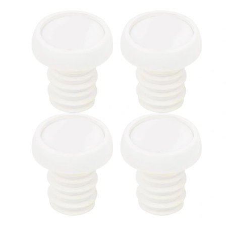 4 stk. ZTTO Styrpropper Fastgjorte Mountainbike Håndtag Låsring Cykeldele Hvid-tfrf