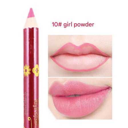 Yalaiyi Læbestift & Lip Liner 13 Farver Mat Vandtæt Langtidsholdbar Velvet Læbestift Pen