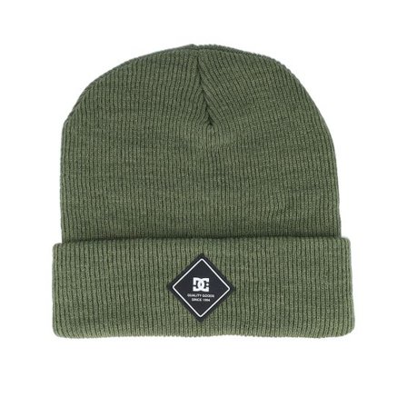 DC - Grön cuff Beanie - Label Beanie Four Leaf Clover Cuff @ Hatstore