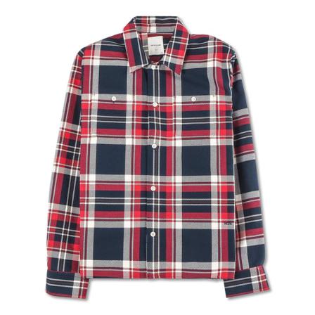 Wood Wood Franco shirt , Rood , Heren , Maat: M