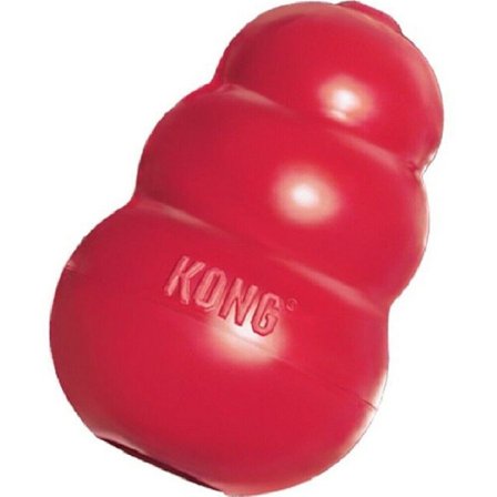 KONG CLASSIC - (S till XXL) - Leksak för hundar med godis, hållbar naturlig gummi