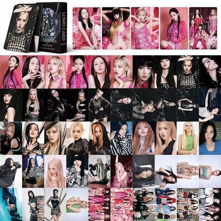 KPOP SÆT 54 LOMO KORT BLACKPINK BORN PINK-FA3-