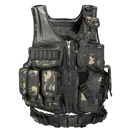 Outdoor Summer Mesh Andas träningsväst Multifunktionell Special Forces Väst Cs Field Tactical Väst