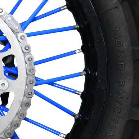 Foaie Autocolante Pentru Spițe Blackbird Albastru