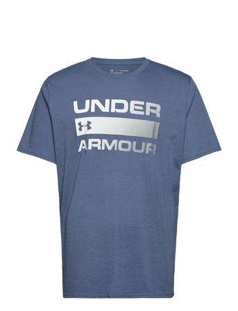 Ua Team Issue Wordmark Ss T-shirt Blå Under Armour
