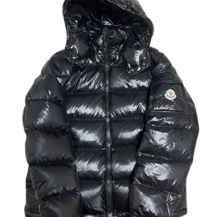 Svart Moncler pufferjacka