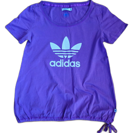 Adidas purple sporty t-shirt, size 38