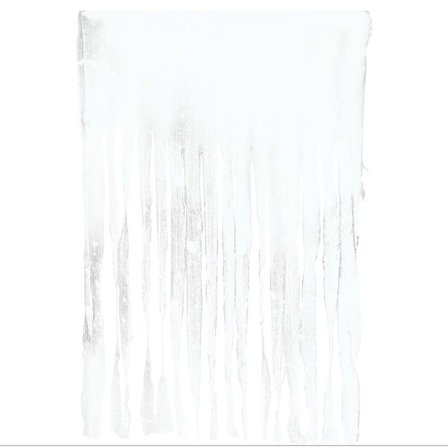 Halloween Stofgardin Hvid 100x200 cm