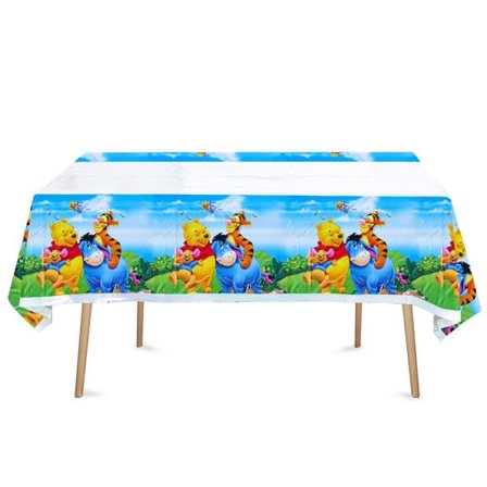 Nalle Puh Pöytäliina Juhlatarvikkeet Syntymäpäiväkoristeet 108*180cm
