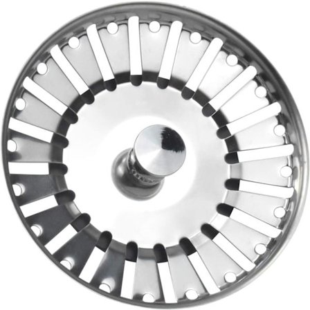 (diameter: 84mm) Kjøkkenvask Plugg, Rustfritt Stål Kjøkkenvask St