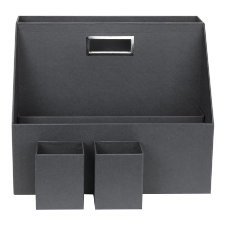 BIGSO BOX Förvaring med handtag Hurry grå - Lyreco - Kontorsmaterial - Arkivering och kontorsförvaring - Förvaringslådor