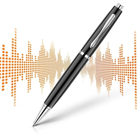 32 GB Digital Stemmeopptaker - Stemmeaktivert opptaker for forelesninger, møter, klasser, mini lydopptaker, bærbar USB MP3-avspilling