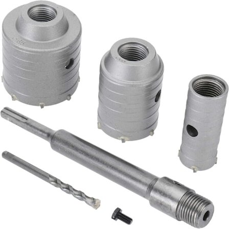 SDS Plus Hålsågsborrar för Betong, Cement, Sten, Vägg - 65mm, 50mm, 30mm