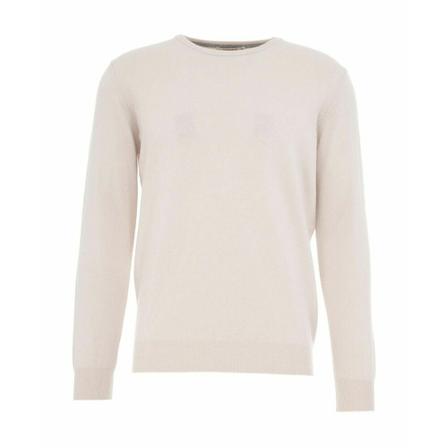Kangra, Round-neck Knitwear Wit, Heren, Maat:L