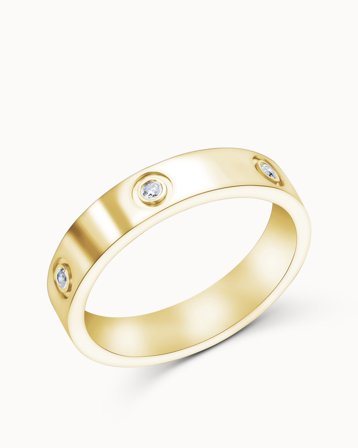 Alliancering Molly 18K Gultguld - Forlovelsesringe & Vielsesringe hos Vanbruun