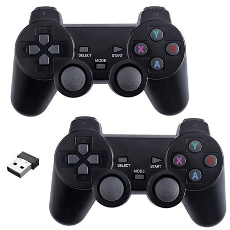 2.4G Trådløs Spilcontroller Gamepad Joystick Komfortabelt PC Tilbehør