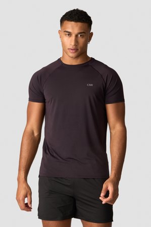 ICANIWILL - Workout Melange T-shirt Men Burgundy Melange- Træningstrøje - Herrer - Træningstøj fra ICIW