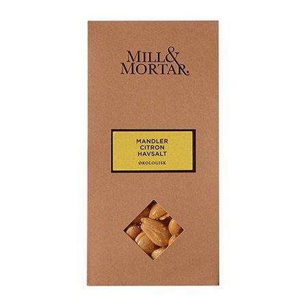Mill & Mortar Mandler Citron Havsalt Ø 100 g, Helse & Madvarer, Nødder, Mandler