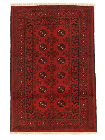 Medaille Klein Afghan Fine Vloerkleed 96X146 Wol