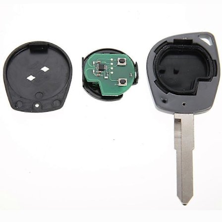 Bilnyckel Fjärrkontroll för Suzuki Swift SX4 ALTO VITARA IGNIS JIMNY 434MHz ID46 Chip [DB] Svart