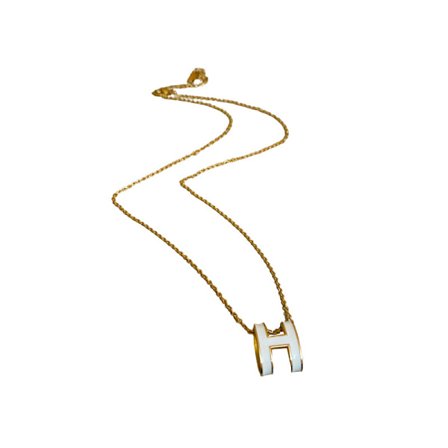 Titanium stål bokstav halskjede mote design betydning kragebein