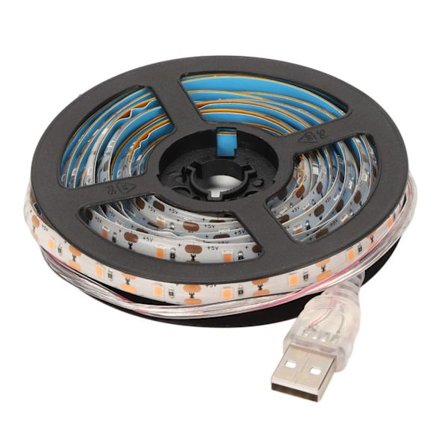 Plant Grow Light Strip Full Spectrum Vattentät USB-driven LED Plant Growth Lamp för DIY Hydroponic Grow Tent 5V 2m / 6.6ft