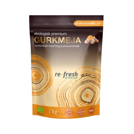 Re-Fresh Superfood Økologisk Gurkemeiepulver 1 kg