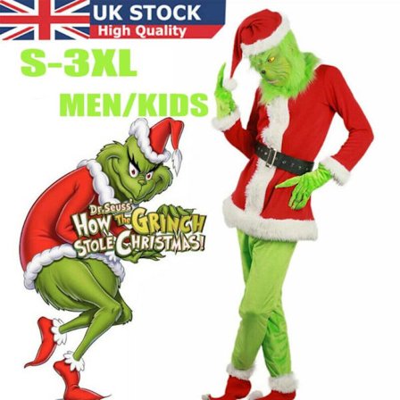 The Grinch Mask Cosplay How the Grinch Stole Christmas