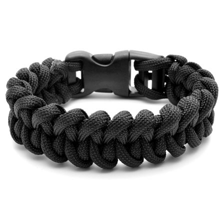 Black Paracord Bracelet for Men - Paracord bracelets