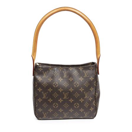 Louis Vuitton Vintage Pre-owned Looping MM , Bruin , Dames , Maat: ONE Size Vintage Tassen