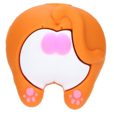 Sött brunt telefonsladdsskydd för mobiltelefon surfplatta datakabel