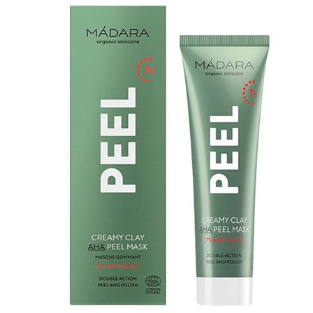 MÁDARA Peel Creamy Clay AHA Peel Mask 60 ml, Skincare, Masker, Peeling