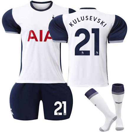 Hotspur Lasten Jalkapallopaita Koti 2024-2025 Nro. 21 Kulusevski{ee} Home 18