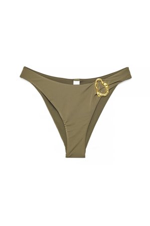 NA-KD - Bikinitruse med høy skjæring og spenne - Bikinier - Grønn - L