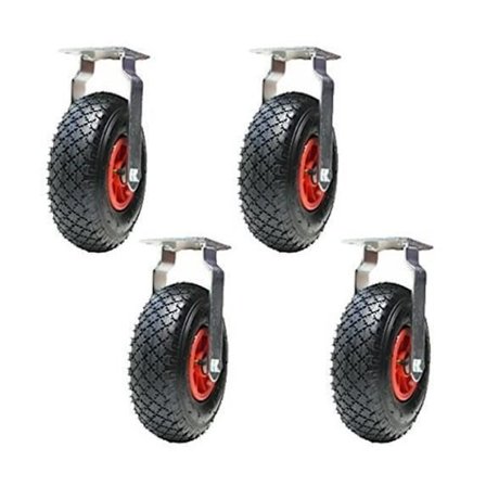 Hjul - Ej specificerad - 260mm - Fast - Pneumatisk - Förpackning med 4