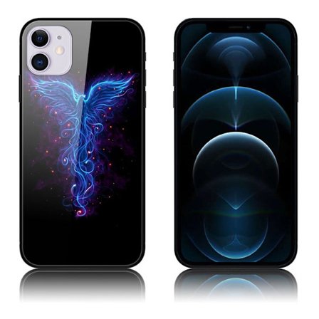 Fantasy iPhone 12 Pro / iPhone 12 skal - Blå Fenix