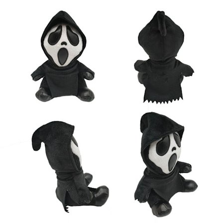 /#/Ghostface plys, grimface plys bamse 17cm/#/