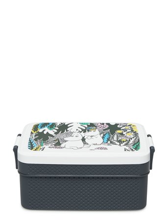 Rätt Start Moomin, Lunchbox, Grafit - Blue - ONE SIZE
