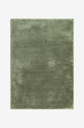 KM Home - Mjuk Pile Royal Deluxe - Grön - Lugg & ryamattor - 230X330 - Från Homeroom