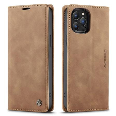 Iphone 13 Pro - Caseme Retro Läder Fodral - Brun