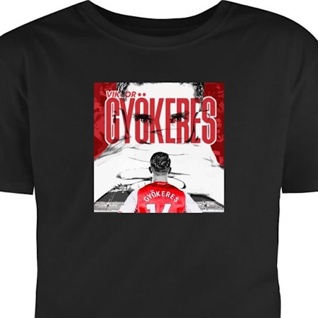 Lapsen t-paita Arsenal Viktor Gyökeres - Jalkapalloaihe paita numerolla 14 areenalla