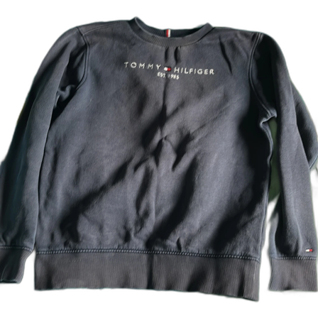 Mörkblå sweatshirt från Tommy Hilfiger