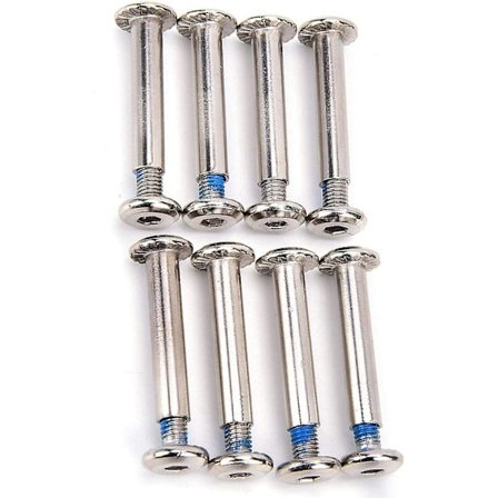 Skatehjulskruvspikbultmutterverktyg, Inline Skate Wheel Roller Blades Ersättningsskatehjul Axlar Reparationssats, Mutter Rundhuvudskruv Skotillbehör