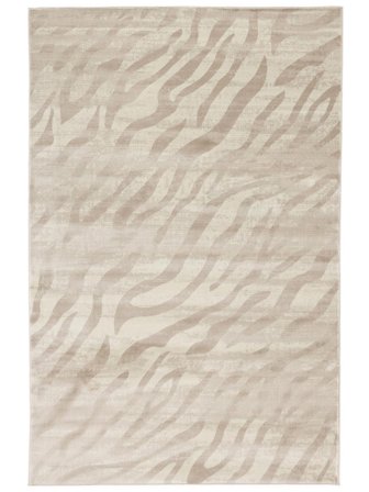 Djur Liten Zebra Antik Matta - Ljusbeige 140X200 I Klassisk Stil