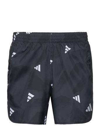 Run It Bos Sho Shorts Sport Shorts Svart Adidas Performance*Betinget Tilbud