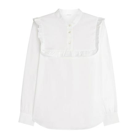 Seidensticker Stand-Up Blouse Regular fit , Wit , Dames , Maat: 2XL